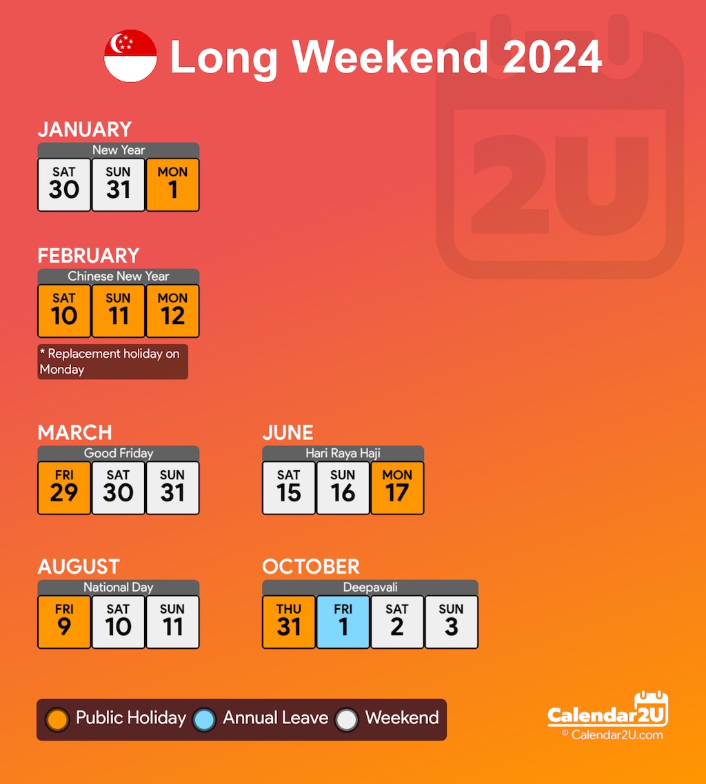 Singapore Calendar Year 2024 Singapore Calendar