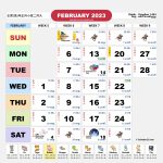 Singapore Calendar Feb 2023