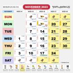 Singapore Calendar Nov 2023