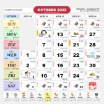 Singapore Calendar Oct 2025