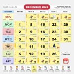 Singapore Calendar Dec 2025