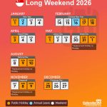 Long Weekend 2025 Singapore