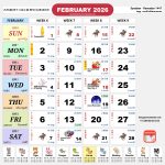 Singapore Calendar Feb 2026