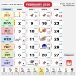 Singapore Calendar Feb 2026