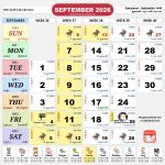 Singapore Calendar Sep 2026
