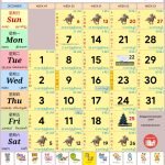 Singapore Calendar Dec 2026